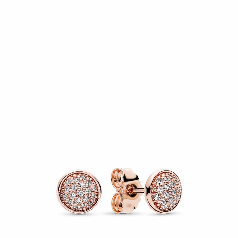 Pandora Rose™ Dazzling Droplets Stud Earrings Online NZ (945320-FSN)